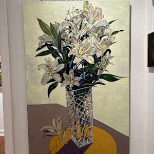 Cut Glass Vase by Howard Lapp