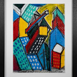 Cityscape No. 1 by Adrián González Molina  Image: Framed