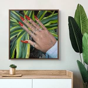 Untitled (Red Nails) by Adrián González Molina  Image: Mockup.