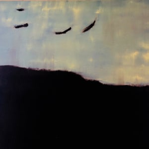 Feld mit Krähen by Christoph Müller 