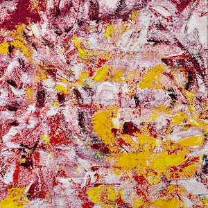 Study of a Bouquet of Flowers XXXIV – Red, Yellow and White Field by CHRISTOPH MUELLER, Image 4.