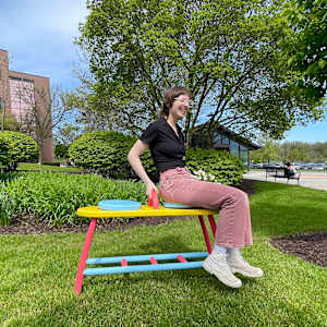 Playground Bench by Aria Kingsley 