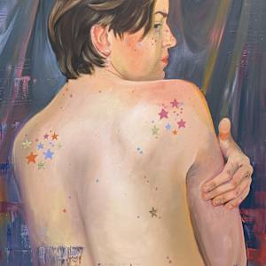 williams, oil painting, 2023, untitled by Bennie Williams