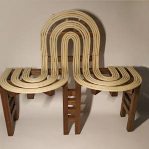 Wavy Bench by Jack Unger