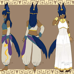 Character Sheet: Anput Fekry by Cat M. V.