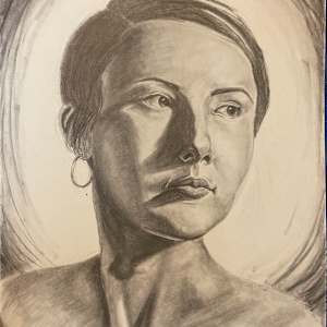Portrait of a Woman by Cat M. V.