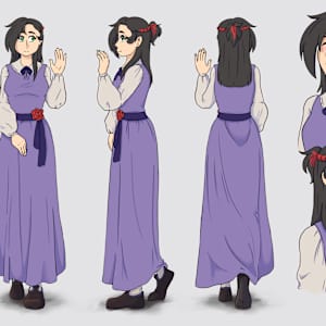 Character Sheet: Rin Waller by Cat M. V.
