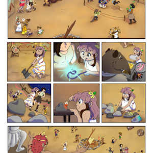 The Drenix Festival by Cat M. V.  Image: The Drenix Festival: Page 3