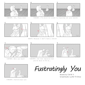 Storyboard: Frustratingly You by Cat M. V., Image 1.