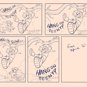 Hang on, Teeny! by Cat M. V.  Image: Thumbnails