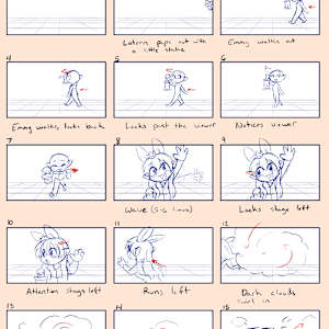 Emmy's Mothman Haven: Intro and Outro Storyboards by Cat M. V., Image 1.