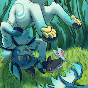 Underwater Fun by Cat M. V.  Image: Refined Sketch