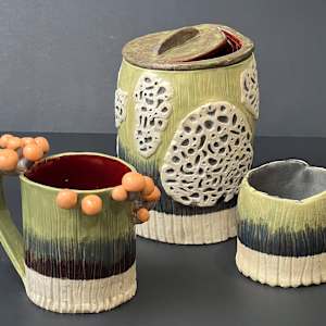 Fungus Mugs by Kate Seckar 