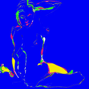 Digital by Danièle Lamarche-Sarvia neo figurativism, figurative expressionism  painter