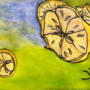 Citronade by Danièle Lamarche-Sarvia neo figurativism, figurative expressionism  painter, Image 2.