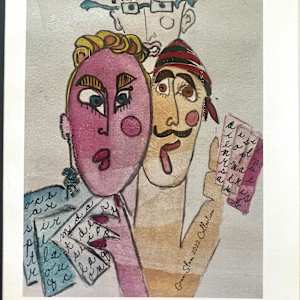 Grand Slam Poetry/ HOTA by Danièle Lamarche-Sarvia neo figurativism, figurative expressionism  painter, Image 1.