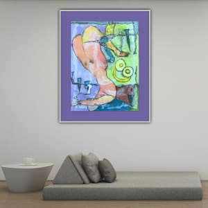 Free Fall by Daniele Lamarche-Sarvia  Image: Award winner painting in 2020.