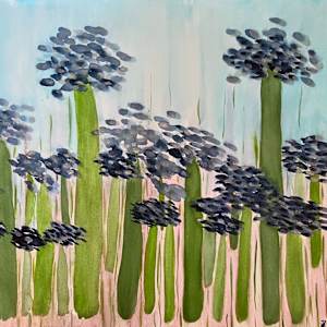 Tropical dream by Danièle Lamarche-Sarvia neo figurativism, figurative expressionism  painter, Image 1.