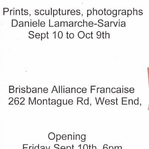 I am Married " I bend forward and backward" by Figurative expressionist painter Danièle Lamarche-Sarvia 