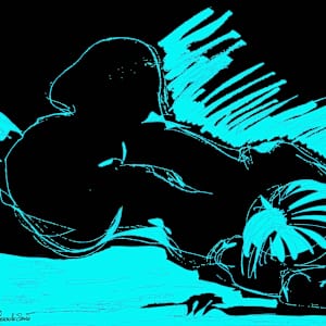 Digital by Figurative expressionist painter Danièle Lamarche-Sarvia  Image: 2010