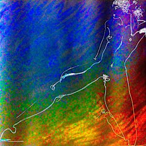 Digital by Figurative expressionist painter Danièle Lamarche-Sarvia  Image: sold