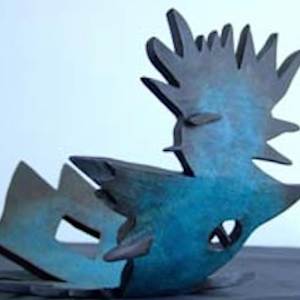 I am Married " I bend forward and backward" by Danièle Lamarche-Sarvia neo figurativism, figurative expressionism  painter