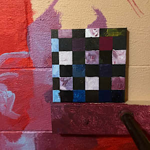 Lavender Checkerboard by Nova Dream Space 