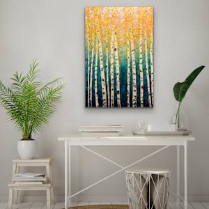 Aspen Rumination by Cyndy Hinkelman-Smith 