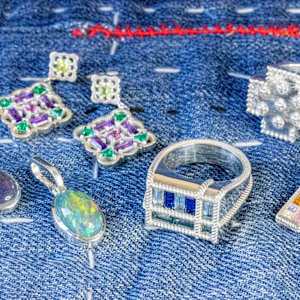 Quilt Earrings by Stefano Lonzano 