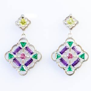 Quilt Earrings by Stefano Lonzano