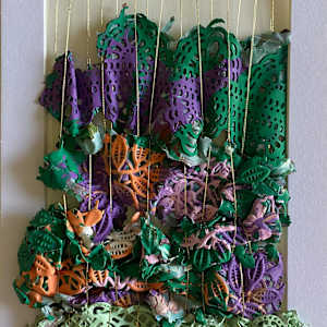 S/T_ de la serie Tejer con Pintura by Ingrid Lauw Peña