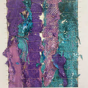 S/T_ de la serie Tejer con Pintura by Ingrid Lauw Peña