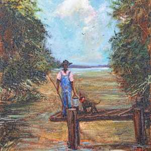 Fishing with Blue by Ted Ellis