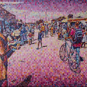 The Market Scene by Sankho (Paul) Banda