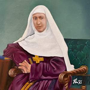 St Marie Eugenie of Jesus by Pam Wardner