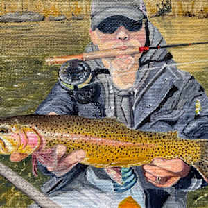 Miguel the fisherman by Pam Wardner