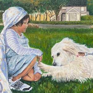Mercy just before turning 8 by Pam Wardner
