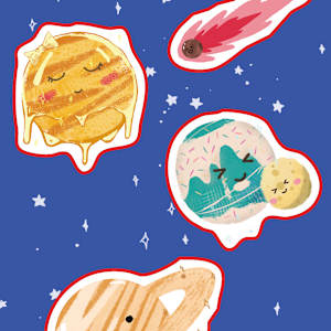 Candy Galaxy by Zhaoqi Wang  Image: tif file for printing stickers