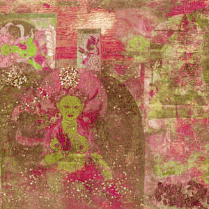 Green Tara-Pink Version - 102P by Michelle Victoria 