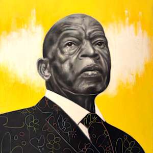 Good Trouble " John Lewis" by Luis Del Valle