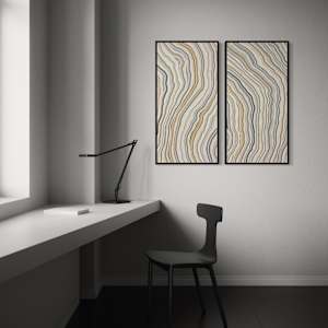 Strata 8745 Diptych by Cindy Lesperance, Image 5.