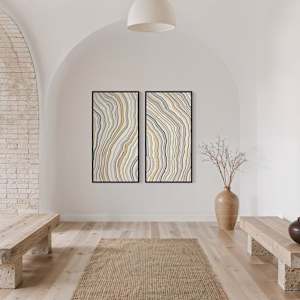 Strata 8745 Diptych by Cindy Lesperance, Image 3.