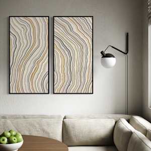 Strata 8745 Diptych by Cindy Lesperance, Image 4.