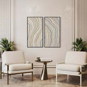 Strata 8745 Diptych by Cindy Lesperance, Image 8.