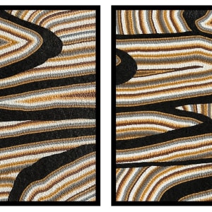 Strata 9538 Diptych by Cindy Lesperance, Image 2.
