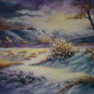 When Snow Holds Colour by Olive Dodd, Image 2.