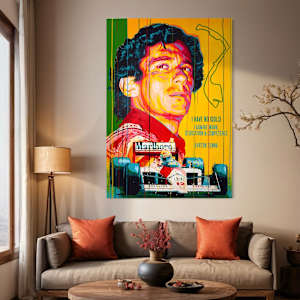 Senna - Driven by Destiny by Artist Allan Buch 