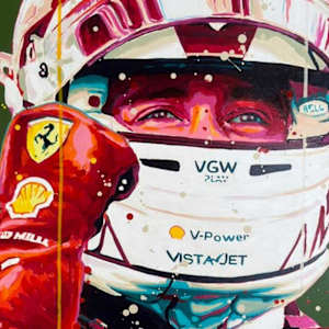 Charles Leclerc "Prince of Monaco" by Artist Allan Buch  Image: Charles Leclerc "Prince of Monaco"