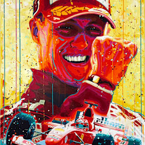 Ferrari-Schumacher by Artist Allan Buch