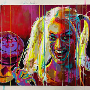 Harley Quinn (Donated to Charity) by Artist Allan Buch 